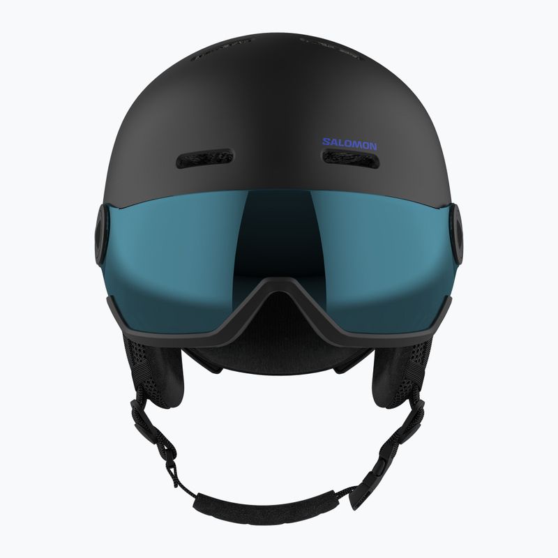 Skihelm Kinder Salomon Orka Visor black 3