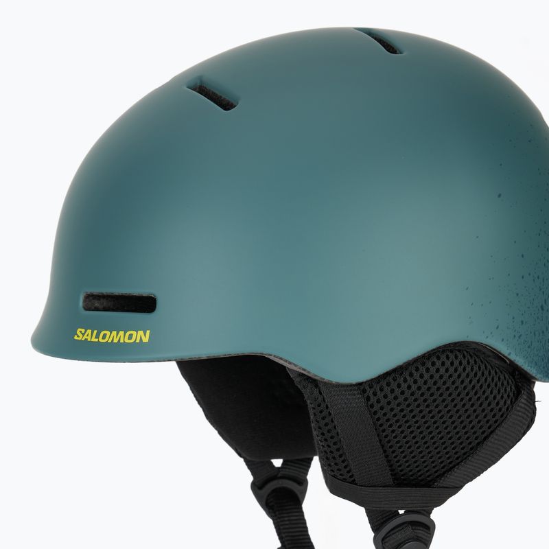 Kinder-Skihelm Salomon Orka Jr North Atlantic 7