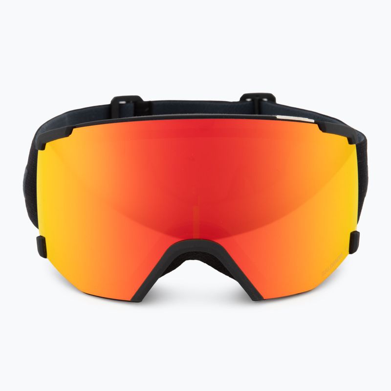 Salomon S/View Skibrille schwarz/ml mittelrot 3