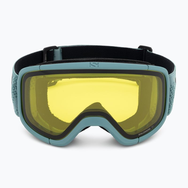 Salomon Lumi Flash atlantic blues/flash yellow Kinder-Skibrille 2