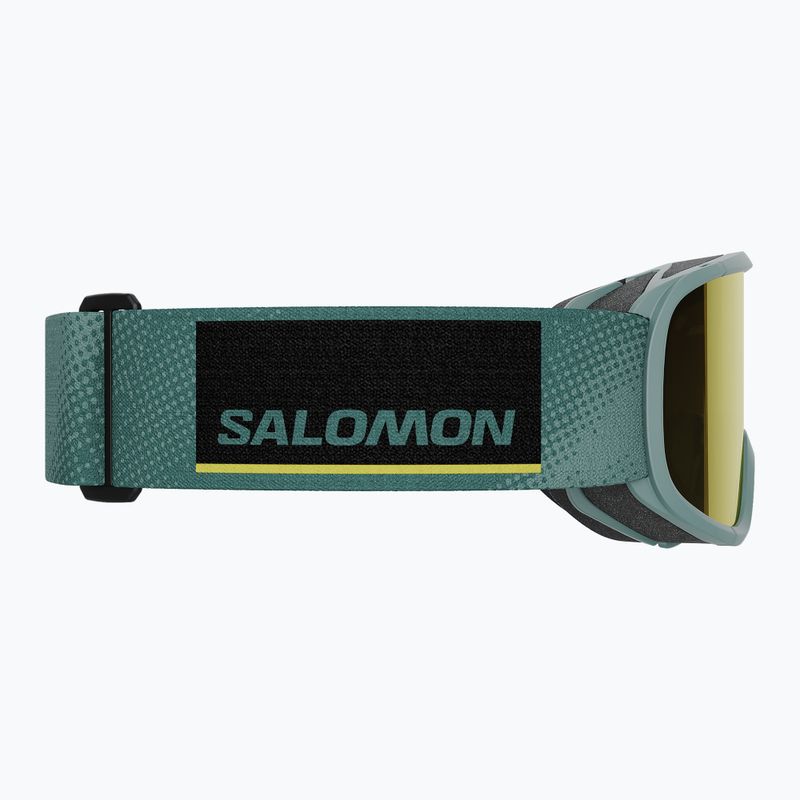 Salomon Lumi Flash atlantic blues/flash yellow Kinder-Skibrille 7