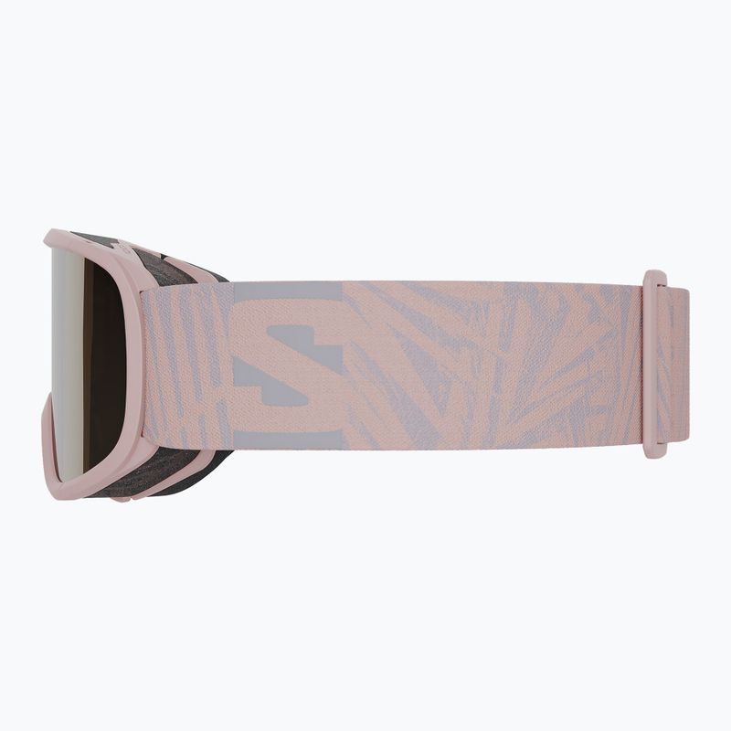 Salomon Lumi Flash tropischer Pfirsich/Blitzgold Kinder-Skibrille