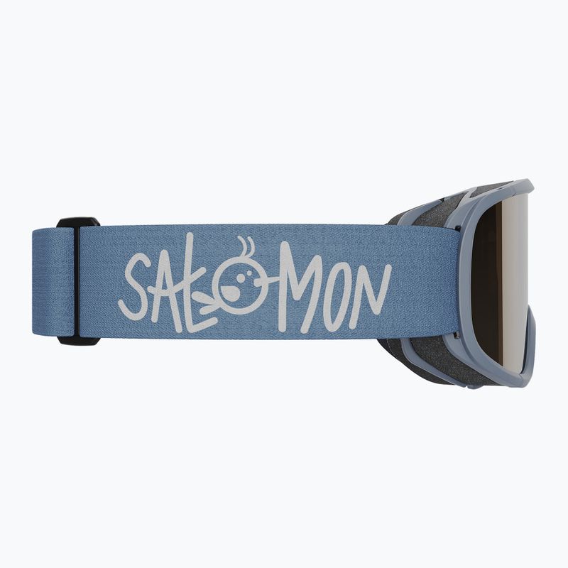 Skibrille Kinder Salomon Rio Jr smoke blue/flash gold 5