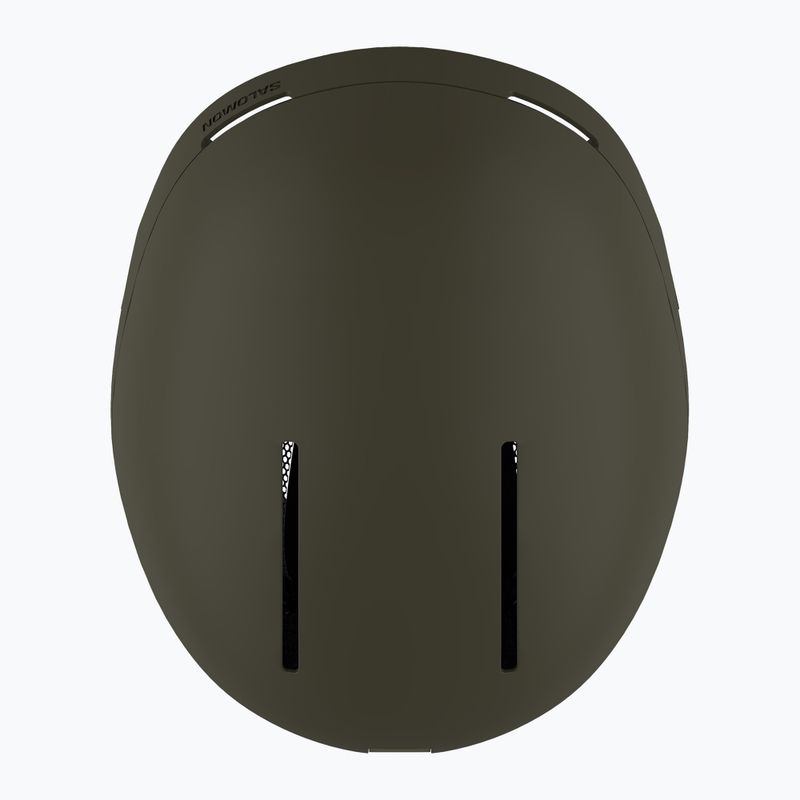 Salomon Brigade olive Nacht Skihelm 9