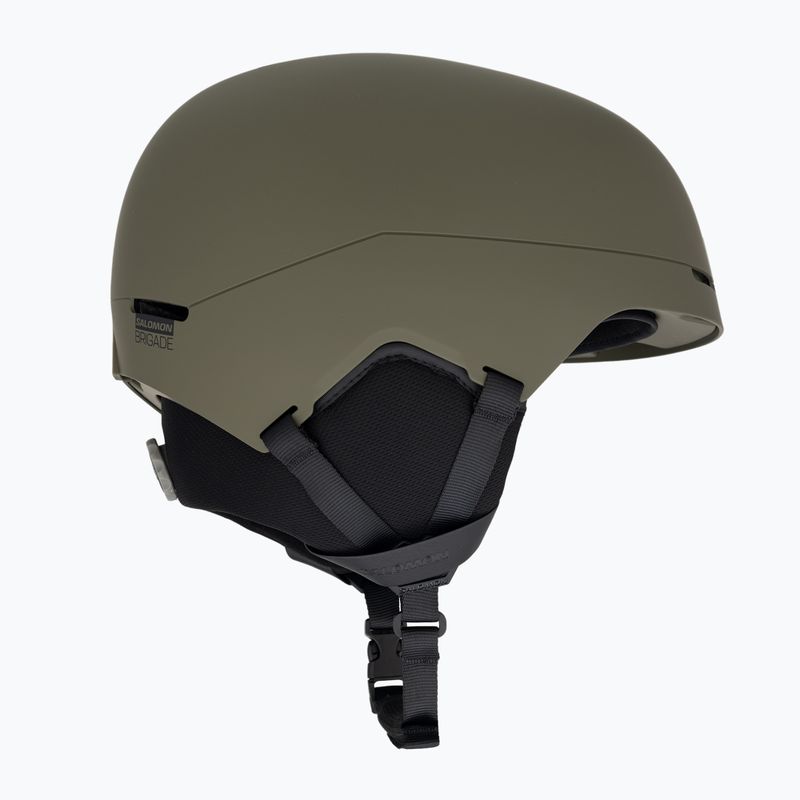 Salomon Brigade olive Nacht Skihelm 4