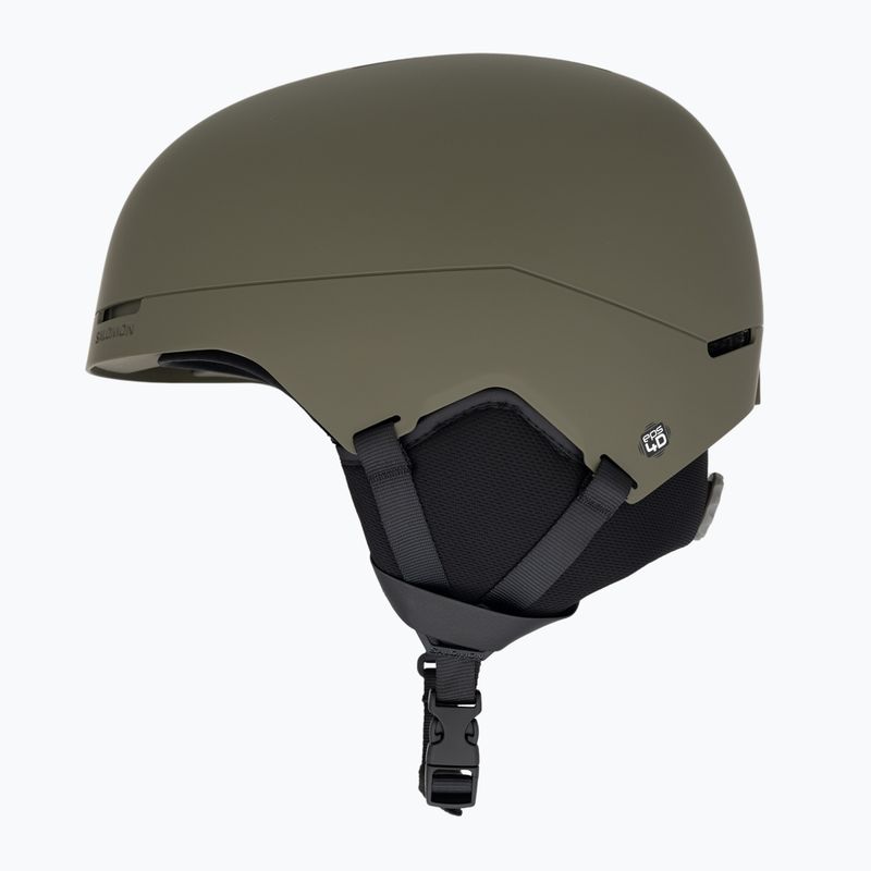 Salomon Brigade olive Nacht Skihelm 5