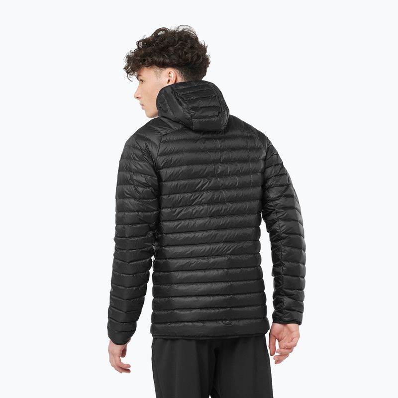 Herren Daunenjacke Salomon Elixir Micro Down Hoodie deep black 2