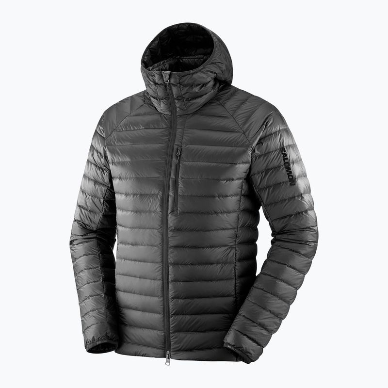 Herren Daunenjacke Salomon Elixir Micro Down Hoodie deep black 5