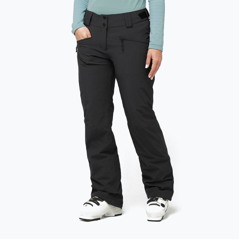 Damen-Skihose Salomon Edge tiefschwarz