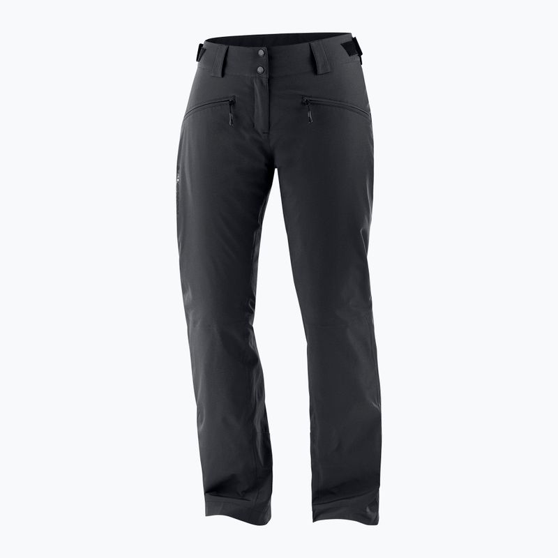 Damen-Skihose Salomon Edge tiefschwarz 5