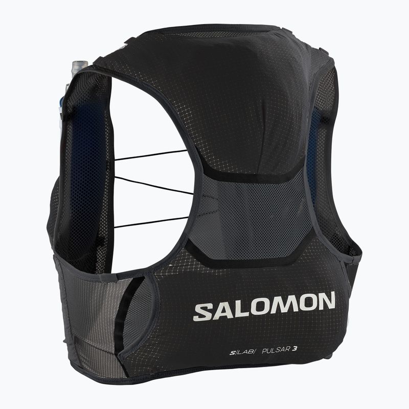 Laufweste Salomon S/Lab Pulsar with 3 Flasks black/white 2