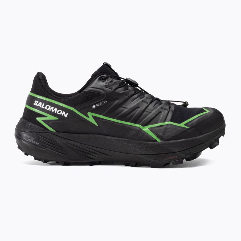 Salomon Thundercross GTX Herren Laufschuhe schwarz/grün gecko/schwarz 4