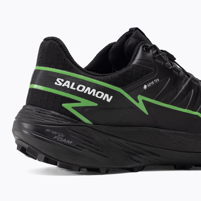 Salomon Thundercross GTX Herren Laufschuhe schwarz/grün gecko/schwarz 11