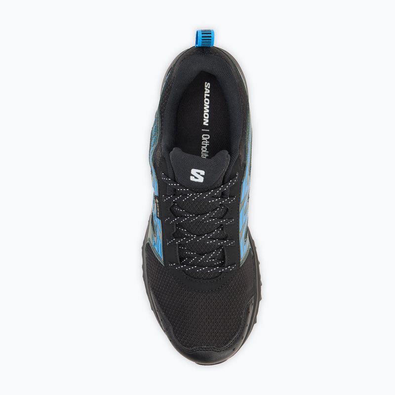 Laufschuhe Herren Salomon Wander GTX black/darkest spruce/ibiza blue 5