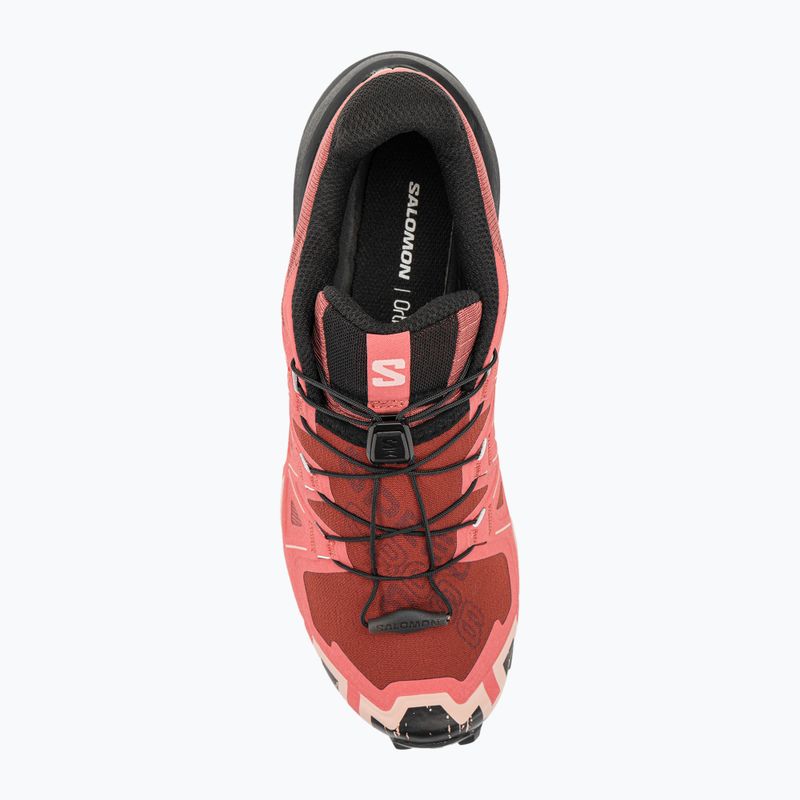 Salomon Speedcross 6 Damen Laufschuhe Rindsleder/schwarz/englisch Rose 9