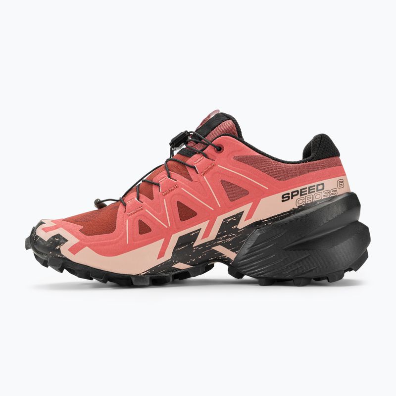 Salomon Speedcross 6 Damen Laufschuhe Rindsleder/schwarz/englisch Rose 3