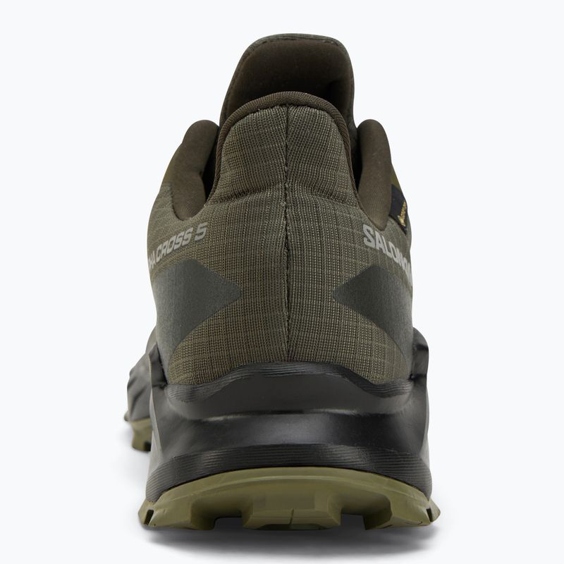 Laufschuhe Herren Salomon Alphacross 5 GTX olive night/black 6