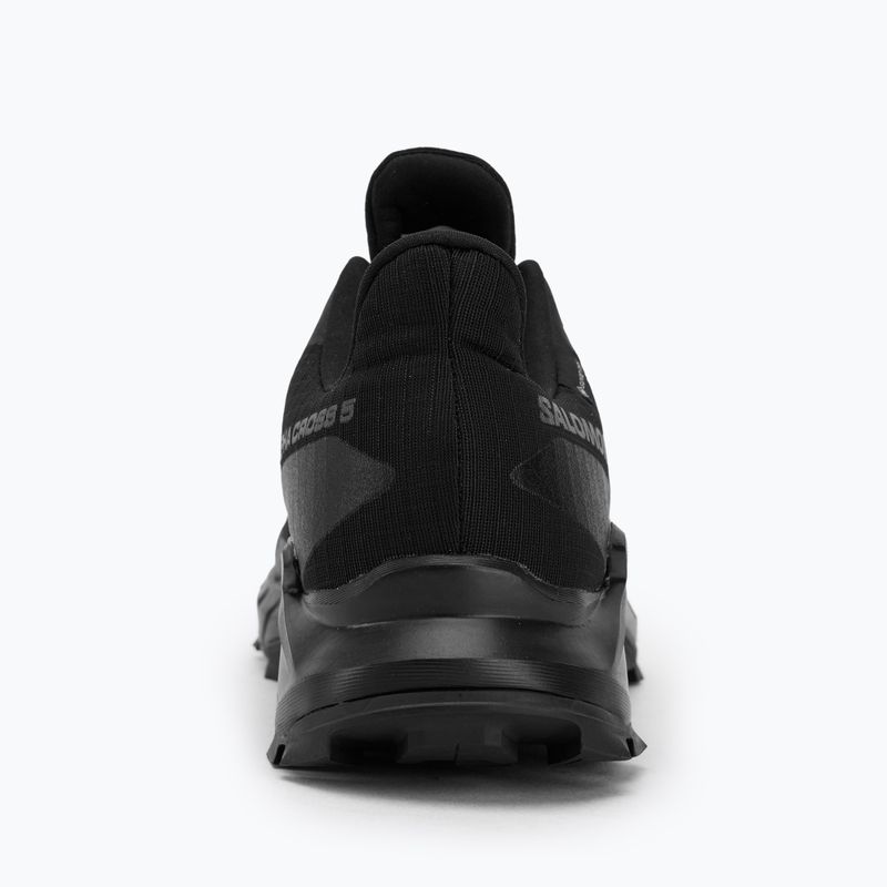 Laufschuhe Damen Salomon Alphacross 5 GTX black/black/ebony 6