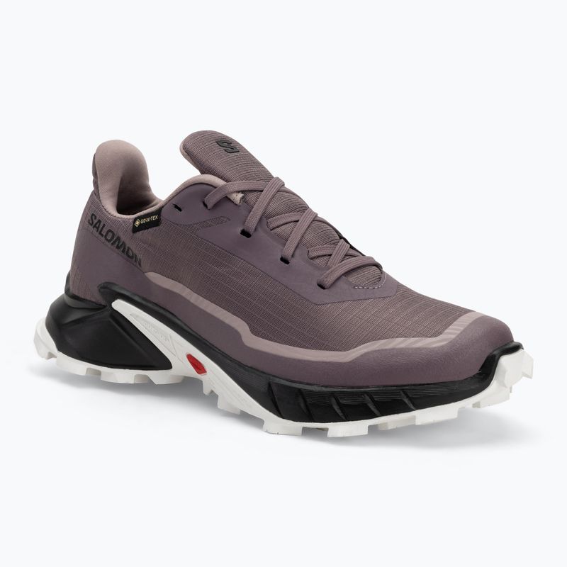 Laufschuhe Damen Salomon Alphacross 5 GTX moonscape/black/white