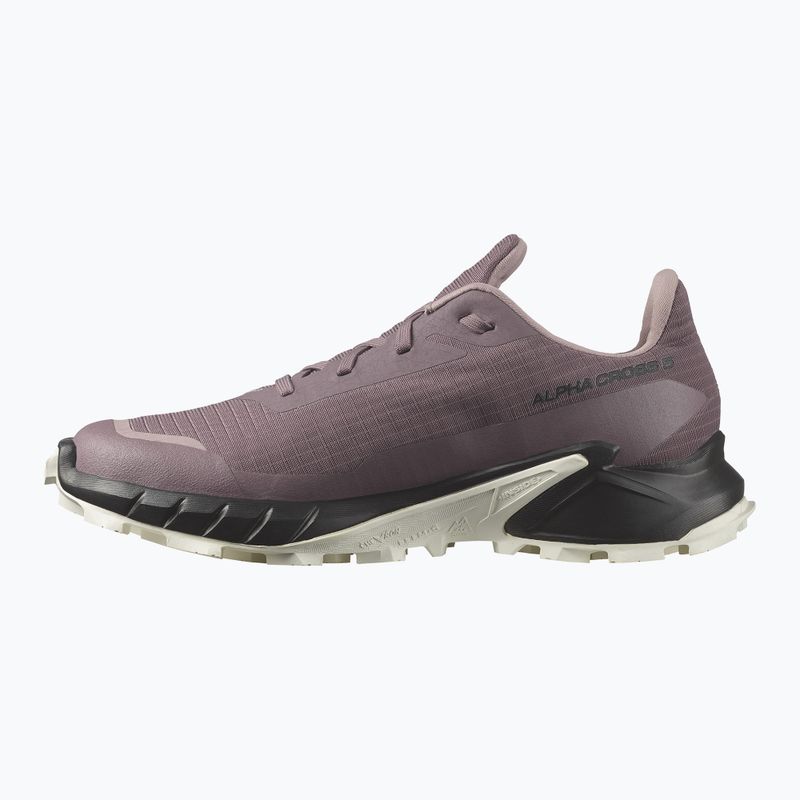 Laufschuhe Damen Salomon Alphacross 5 GTX moonscape/black/white 9
