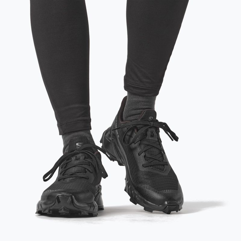 Laufschuhe Damen Salomon Alphacross 5 black/black/ebony 2