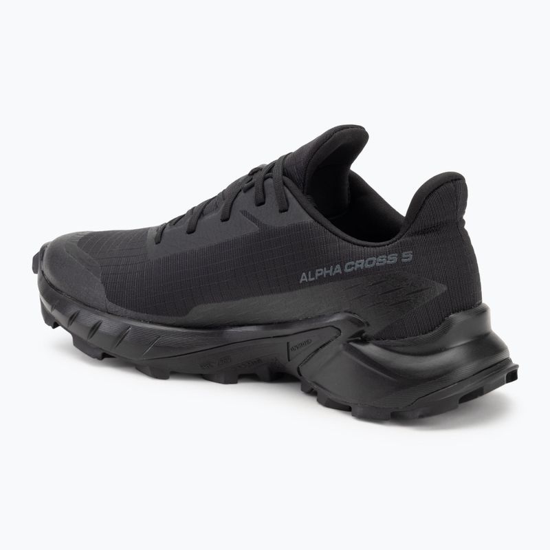 Laufschuhe Damen Salomon Alphacross 5 black/black/ebony 3