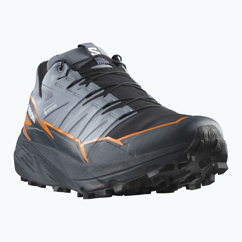 Salomon Thundercross GTX Herren Laufschuhe flint stone/carbon/orange pepper