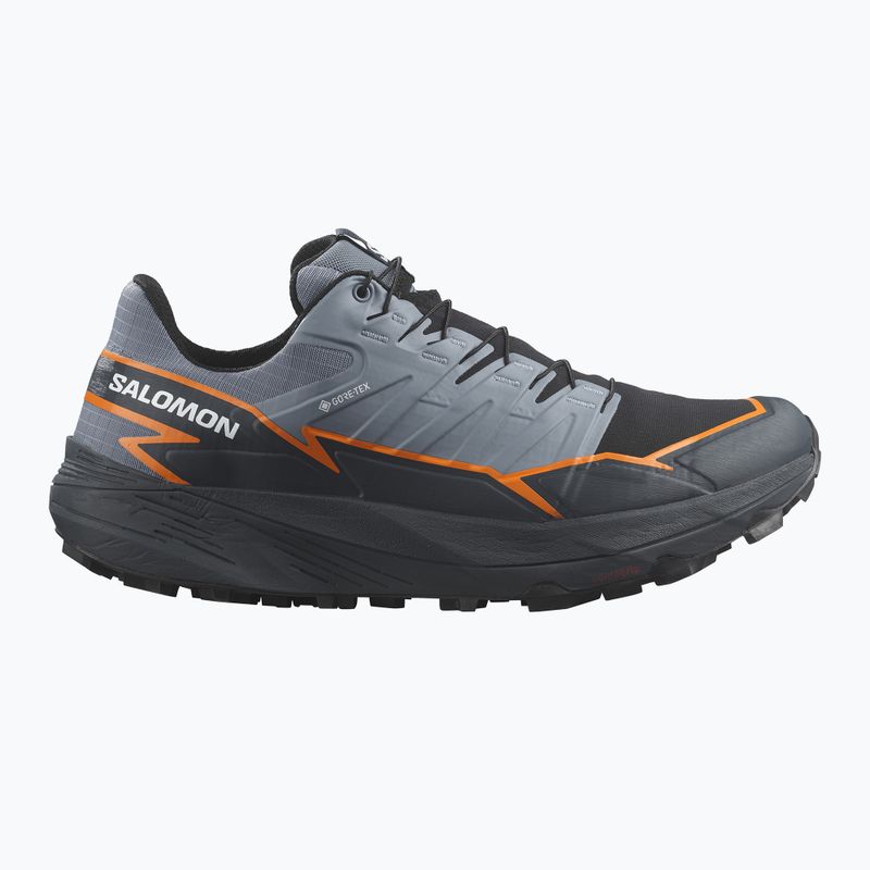 Salomon Thundercross GTX Herren Laufschuhe flint stone/carbon/orange pepper 2