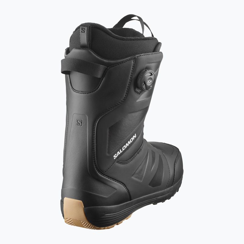 Herren Salomon Launch Boa SJ Boa schwarz/schwarz/weiß Snowboardschuhe 7