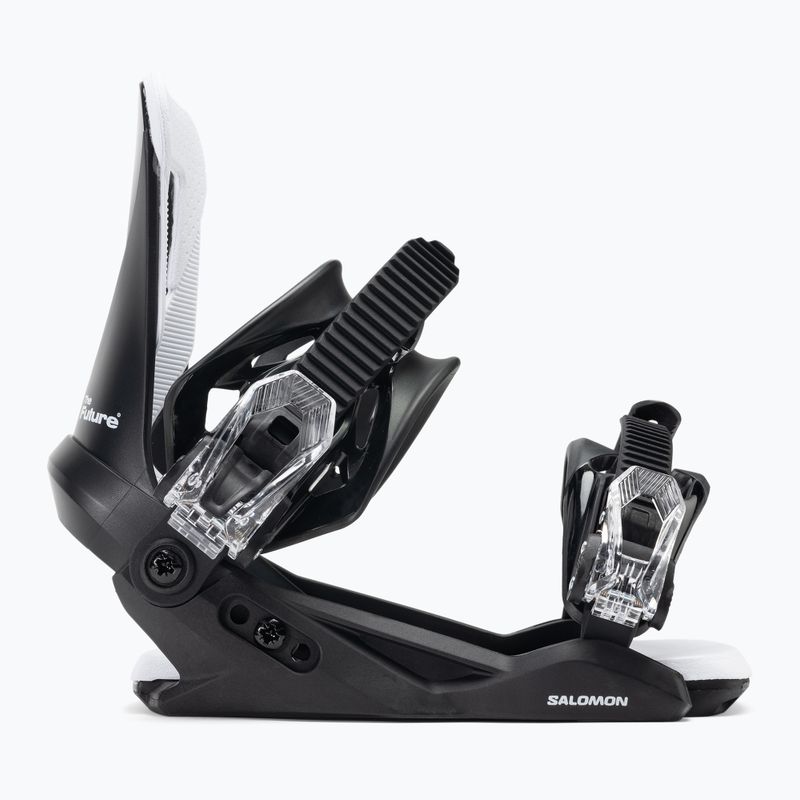 Kinder Snowboardbindungen Salomon The Future schwarz/weiß 2