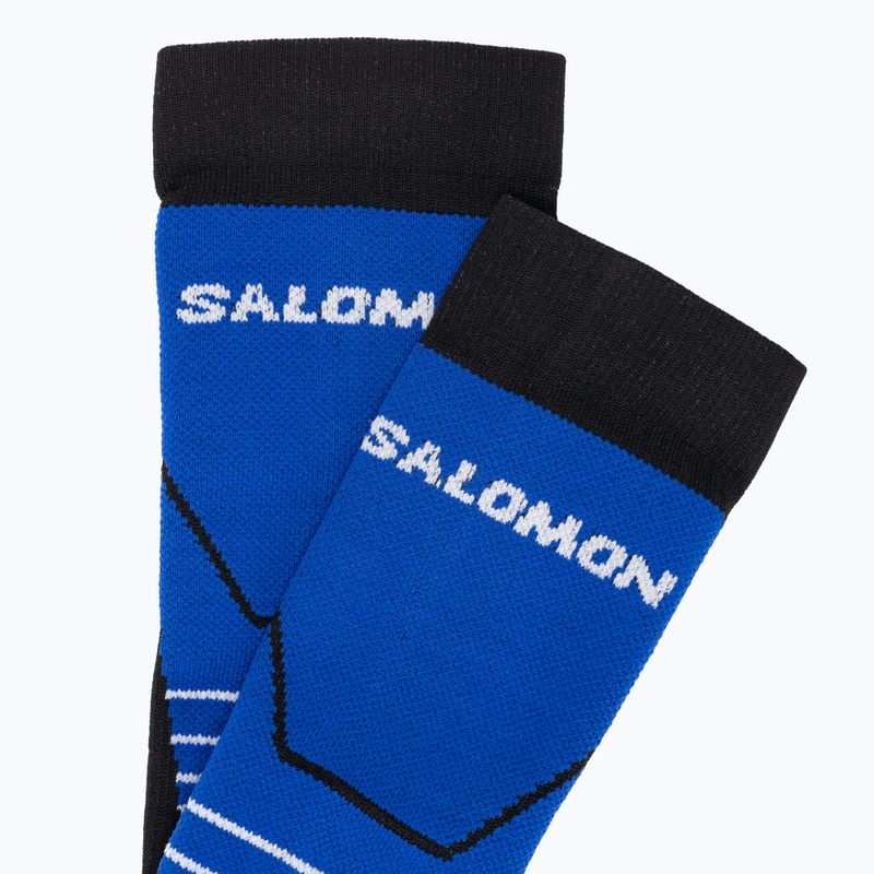 Salomon S/Pro Skisocken schwarz/dunkelblau/weiß 3