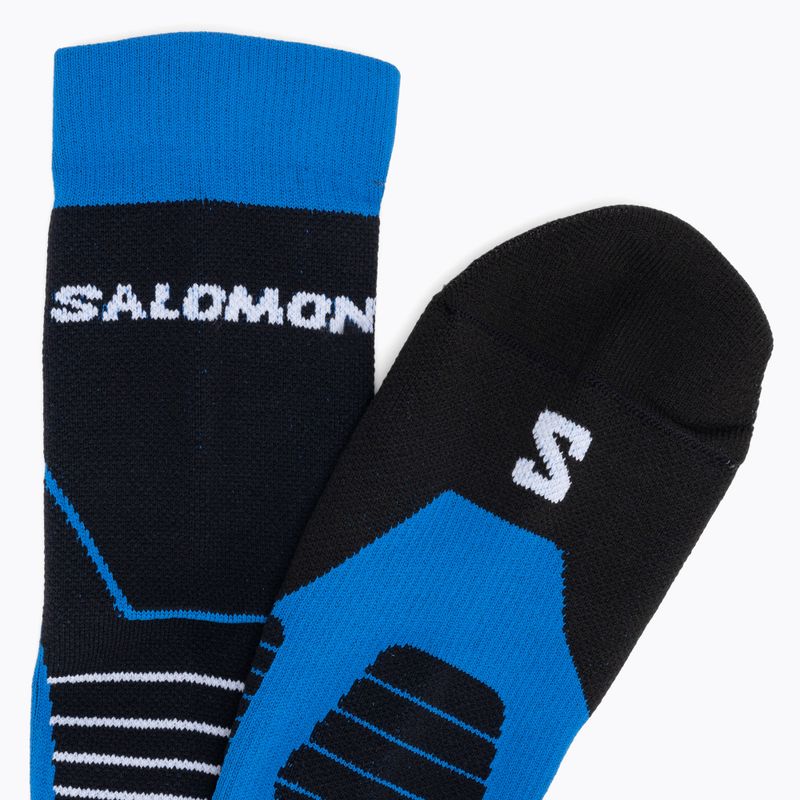 Salomon S/Pro Skisocken schillernd blau/schwarz/schwarz 3