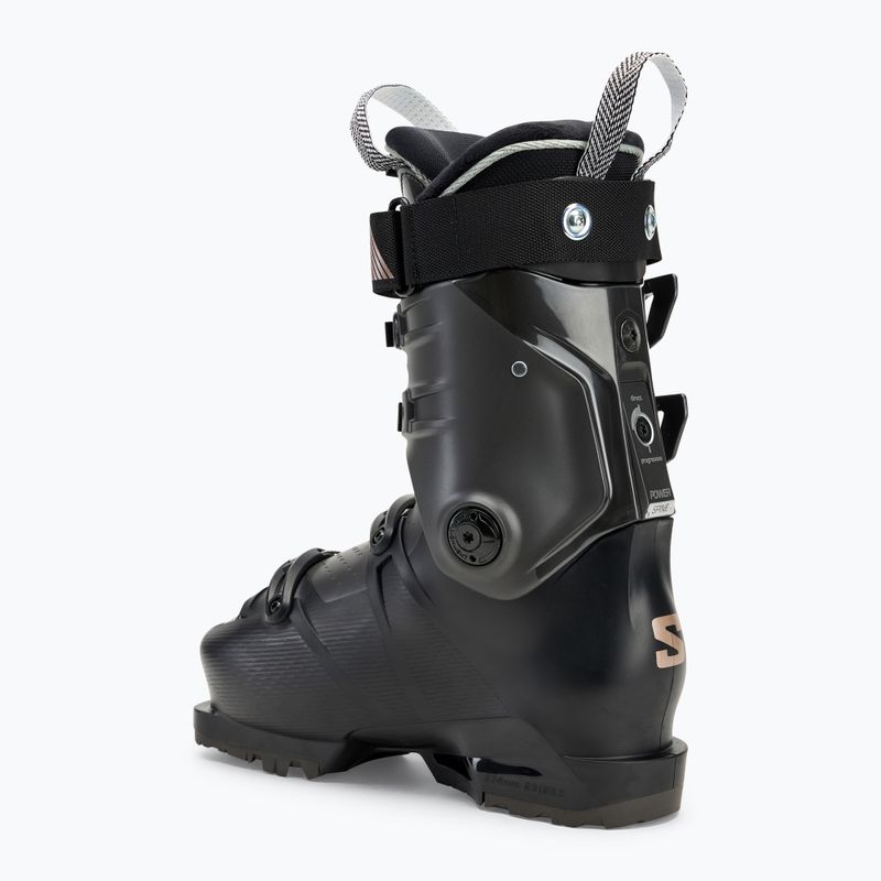 Skischuhe Damen Salomon S/Pro Supra Boa 95 W GW black/beluga/pink gold metallic 2