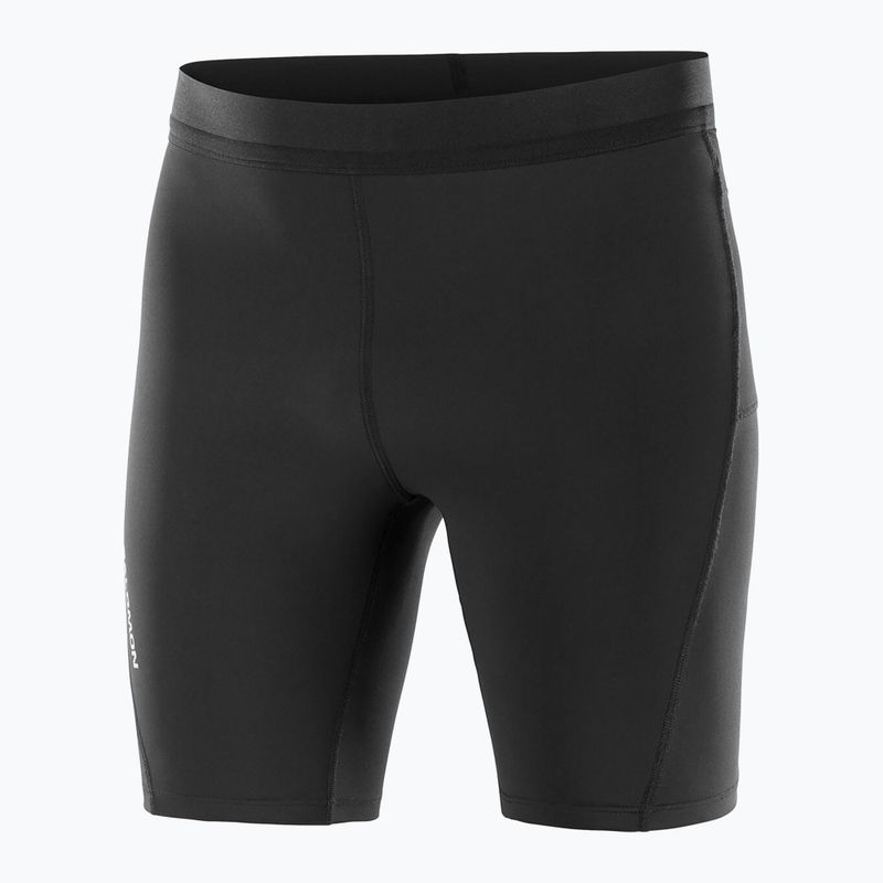 Herren Salomon Sense Aero Tights tiefschwarze Laufshorts 6