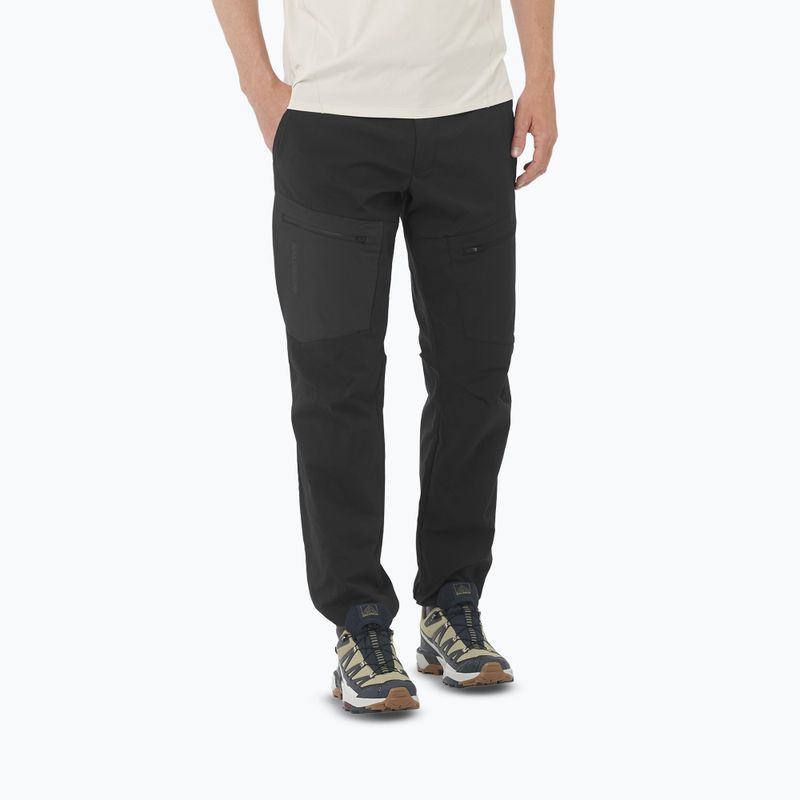 Herren-Trekkinghose Salomon Outerpath Utility deep black