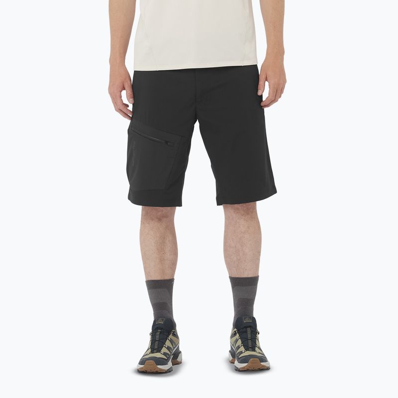 Herren-Trekking-Shorts Salomon Outerpath Utility deep black