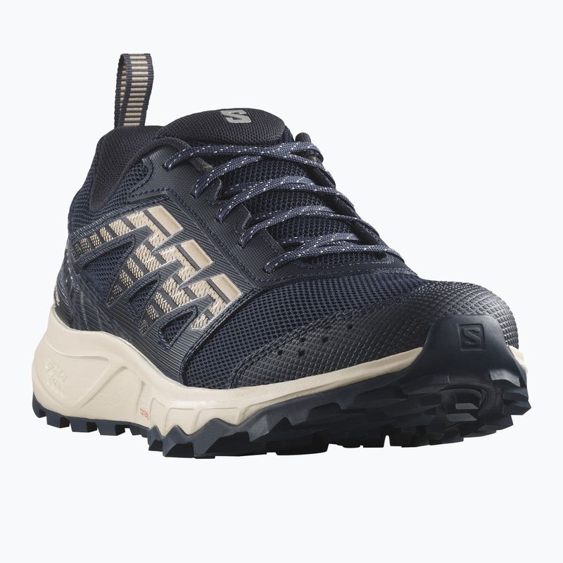 Laufschuhe Herren Salomon Wander carbon/india ink/almond buff 8