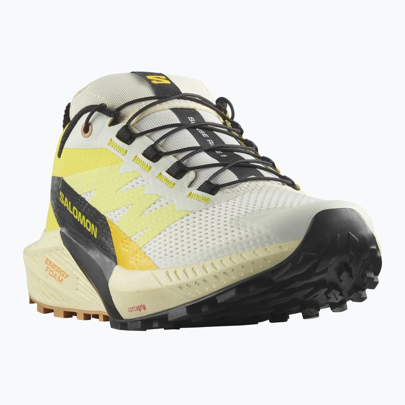 Damen Laufschuhe Salomon Sense Ride 5 vanila ice/sulphur spring/schwarz 8