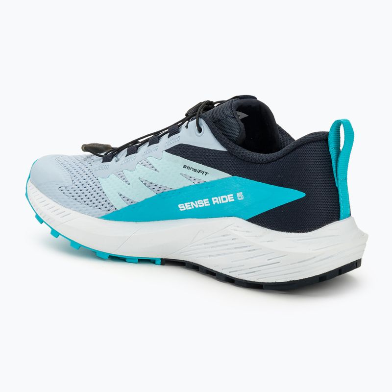 Damen Laufschuhe Salomon Sense Ride 5 kaschmirblau/karbon/peacockblau 3