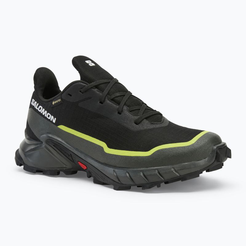 Laufschuhe Herren Salomon Alphacross 5 GTX black/peat/sulphur spring