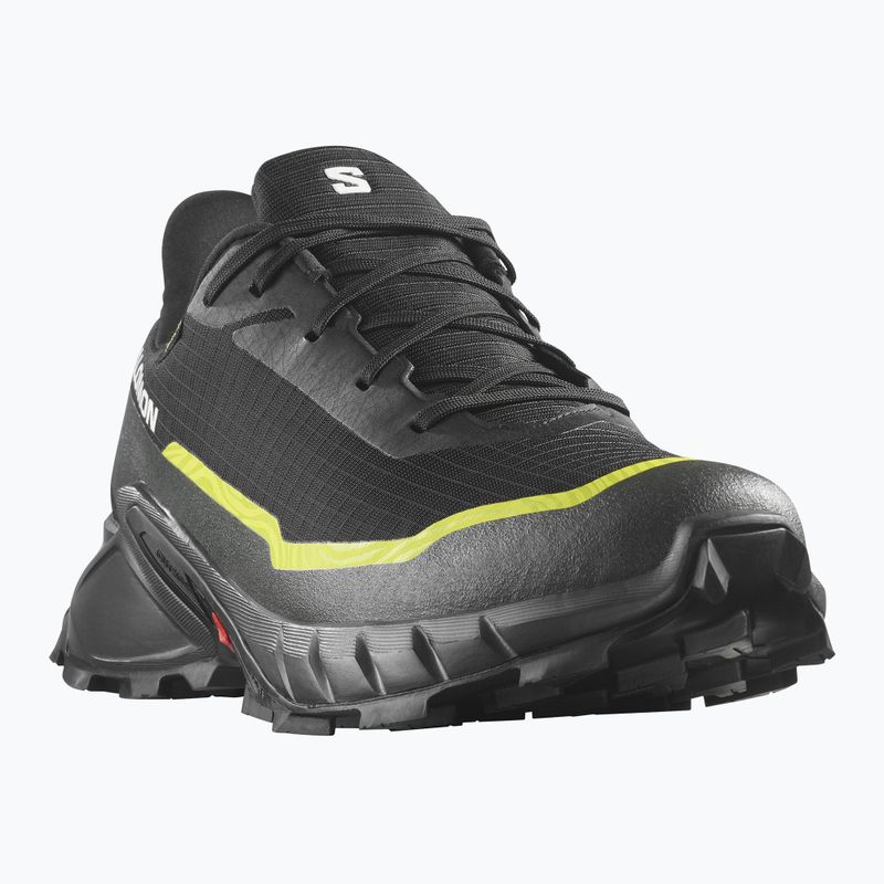 Laufschuhe Herren Salomon Alphacross 5 GTX black/peat/sulphur spring 8