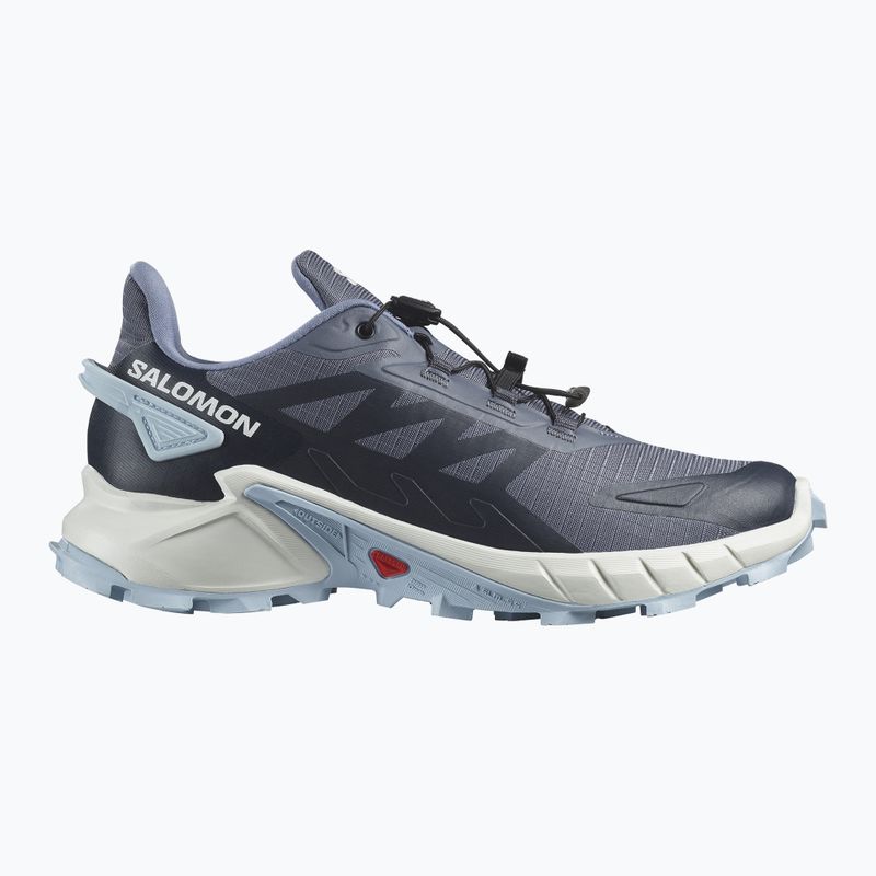 Salomon Supercross 4 Damen Laufschuhe grisaille/weiss/kaschmir blau 9
