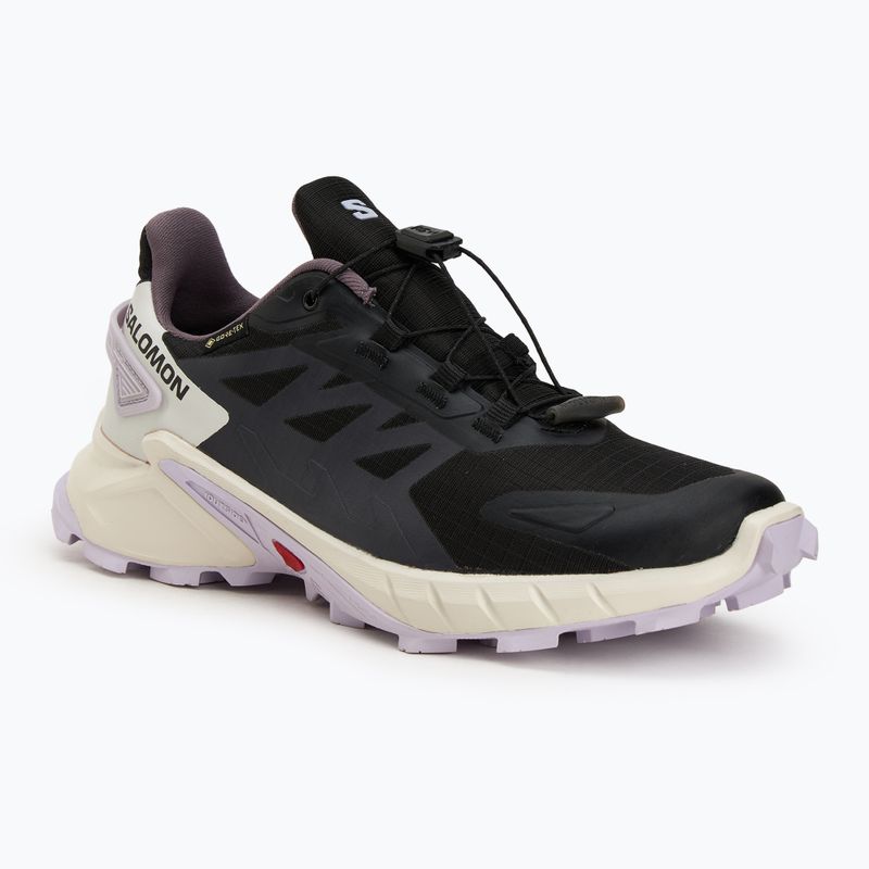 Laufschuhe Damen Salomon Supercross 4 GTX black/vanilla ice /orchid petal