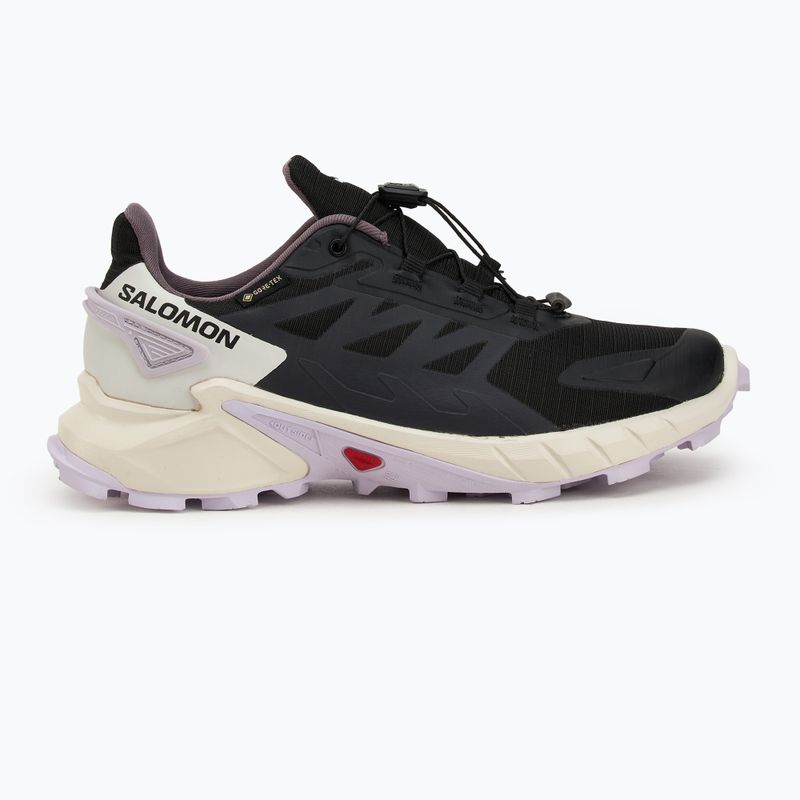 Laufschuhe Damen Salomon Supercross 4 GTX black/vanilla ice /orchid petal 2