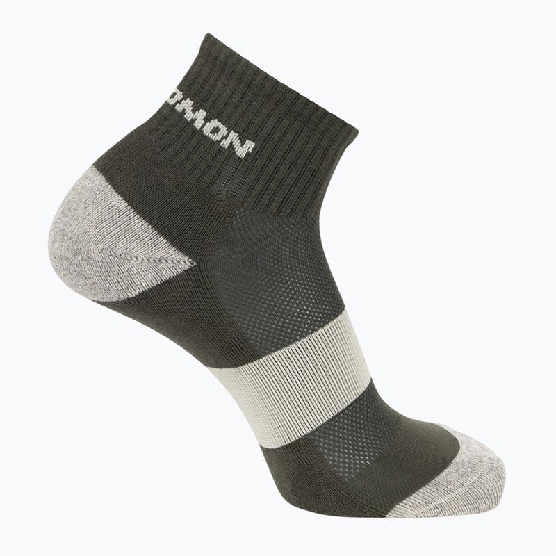 Socken Salomon Evasion Ankle 2 pary olive night/alfalfa 2