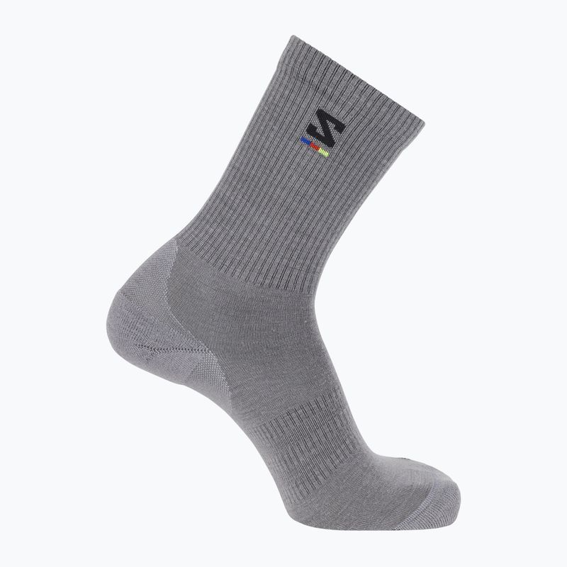 Salomon Sunday Smart Crew Socken Haifischhaut/ schwarz