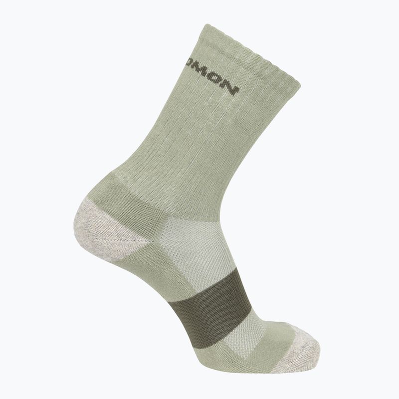 Socken Salomon Evasion Crew 2 pary olive night/alfalfa 3