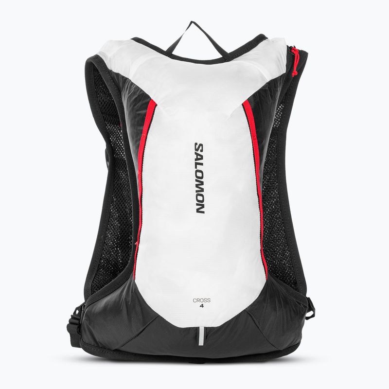 Salomon Cross 4 l weiß/schwarzer Laufrucksack