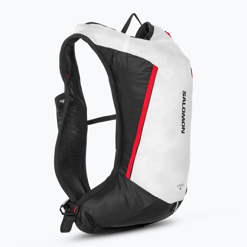 Salomon Cross 4 l weiß/schwarzer Laufrucksack 4