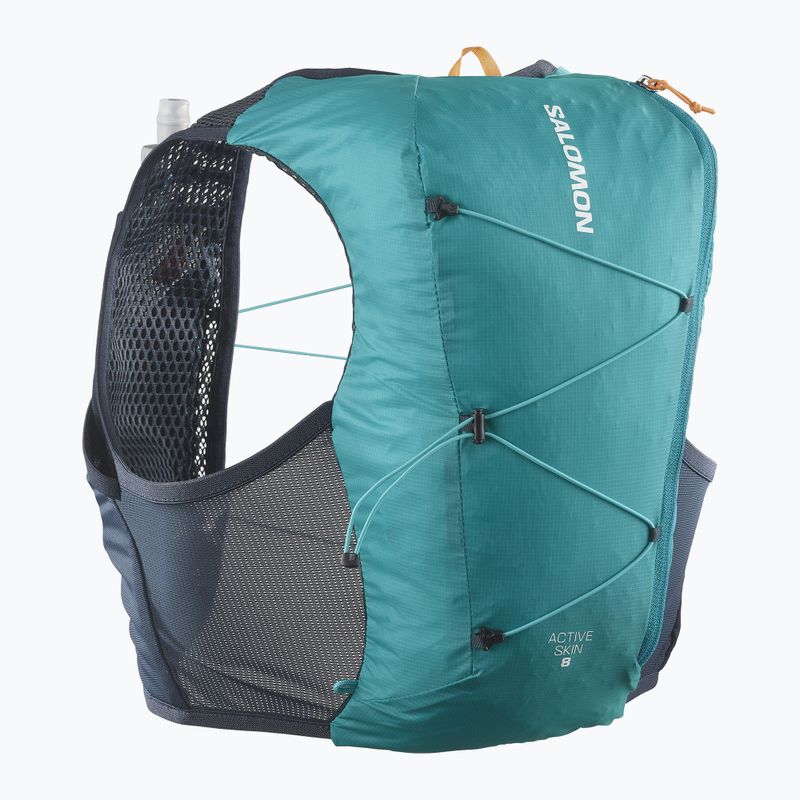 Salomon Active Skin 8 Set Laufweste tahitian tide/carbon 2